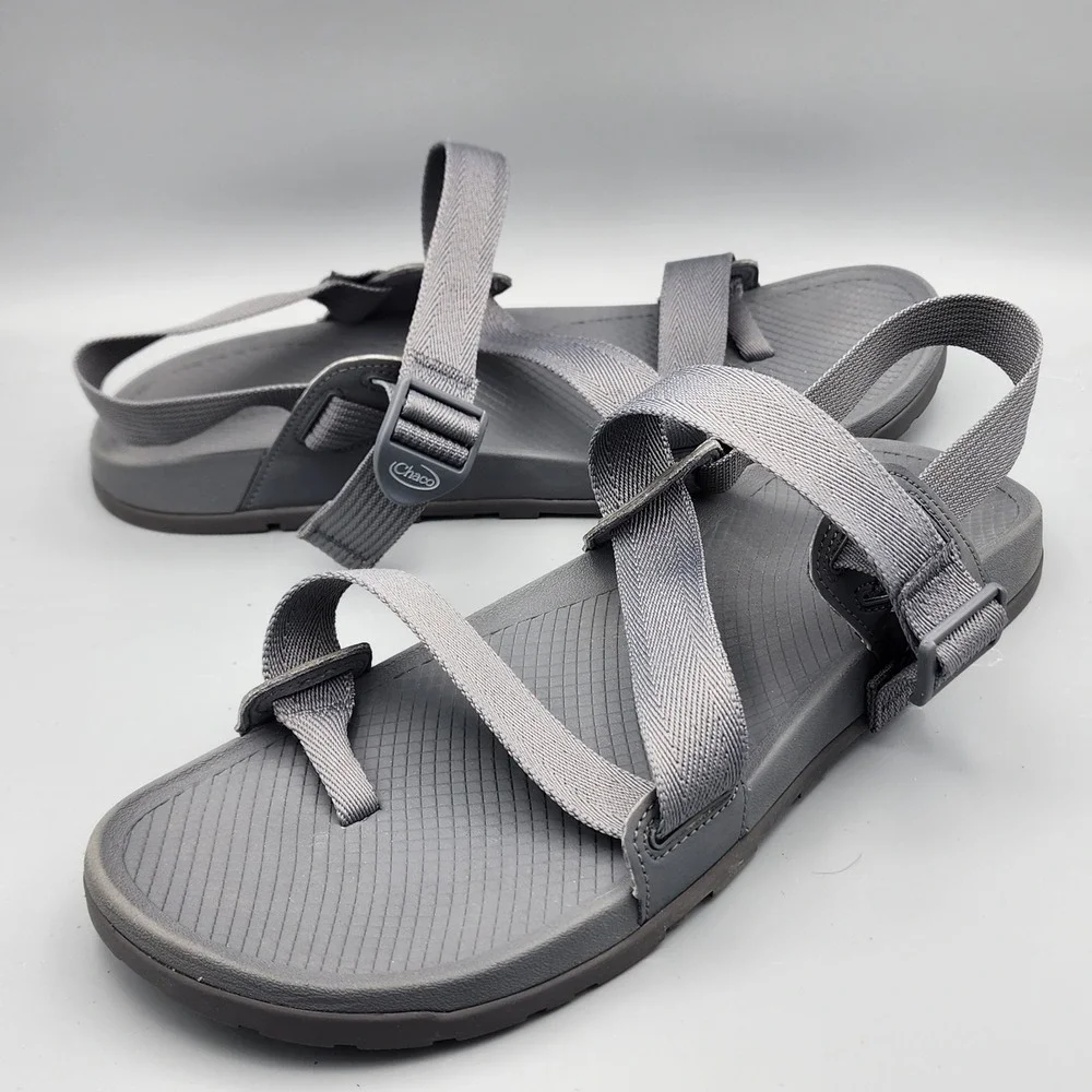 Chaco Men's Lowdown 2 Outdoor Strappy Sandals Grey JCH107849 Size 14